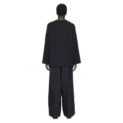 3-Stripes Longsleeve Czarny Minimalistyczny Design