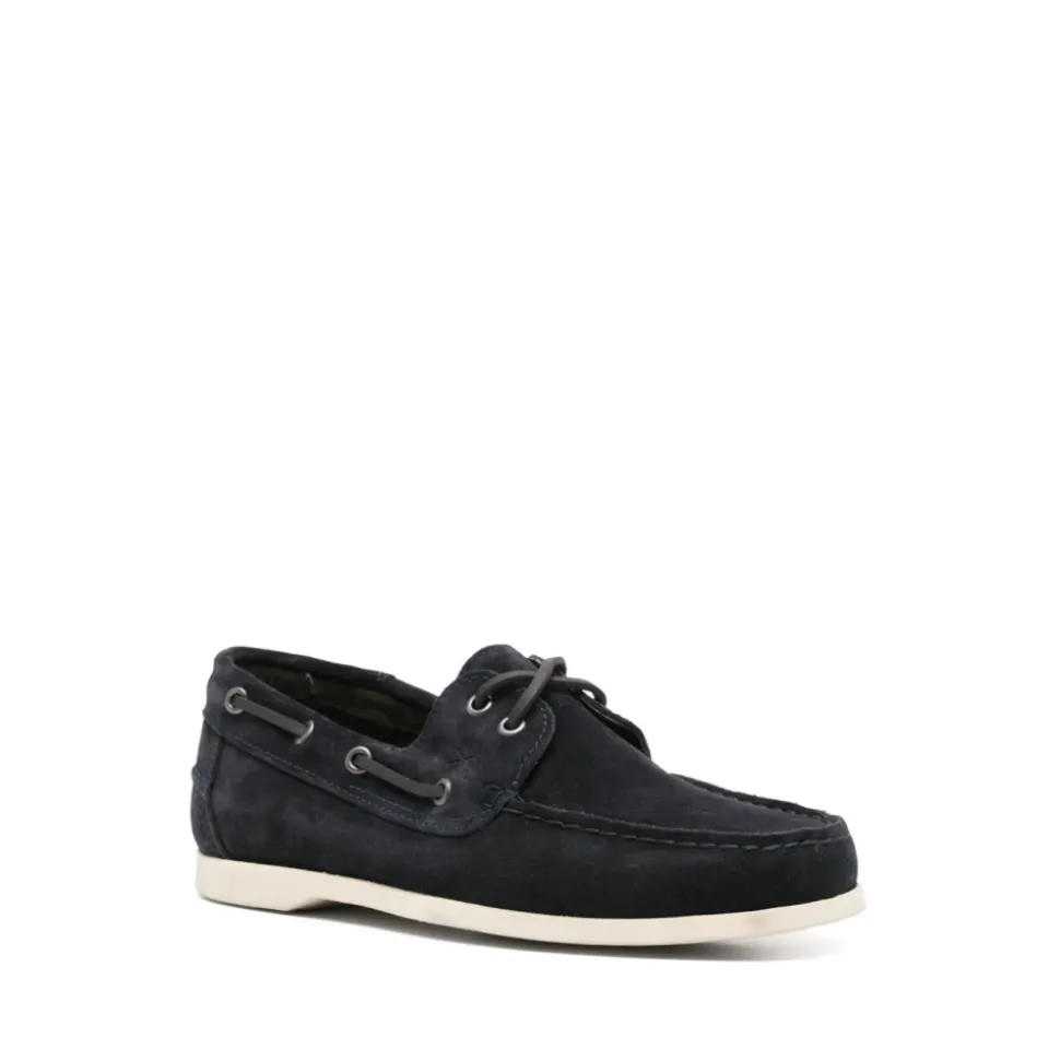 Swan Suede Boat Shoes