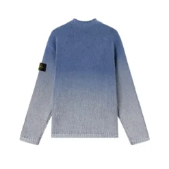 Sweter dzianinowy z okrągłym dekoltem