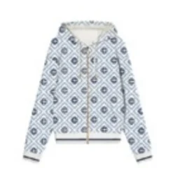 Sweter rozpinany z monogramem