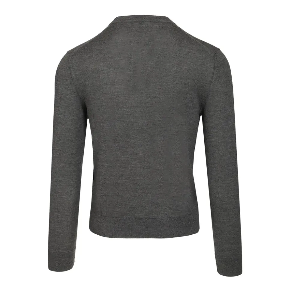 Sweter z wełny i jedwabiu