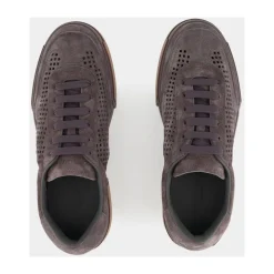 Szare Zamszowe Buty Żeglarskie