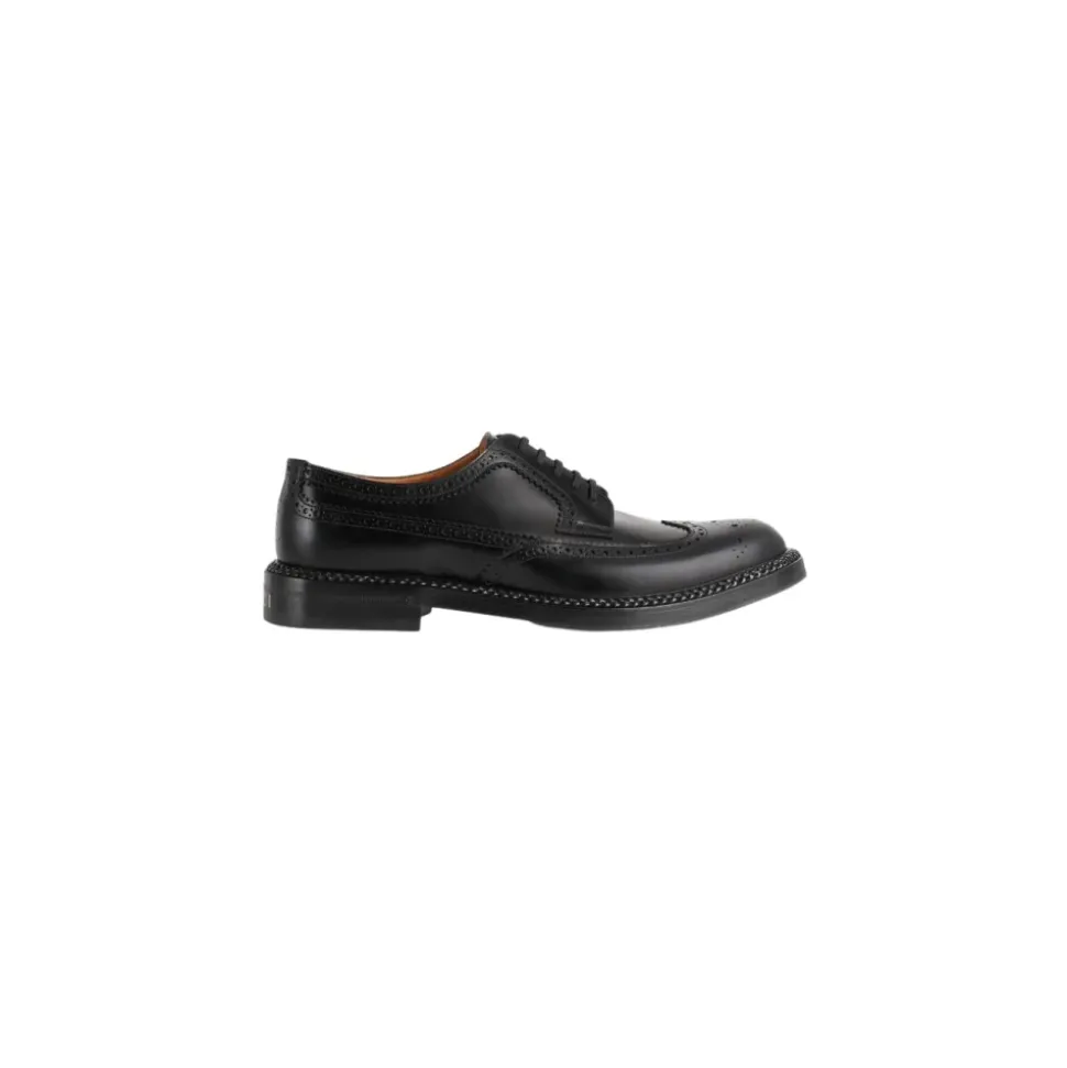 Sznurowane buty z detalami Brogue