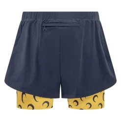 Szorty Athleisure z wstawkami w kształcie księżyca
