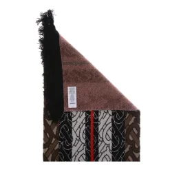 TB Monogram Stripe Knit Football Scarf