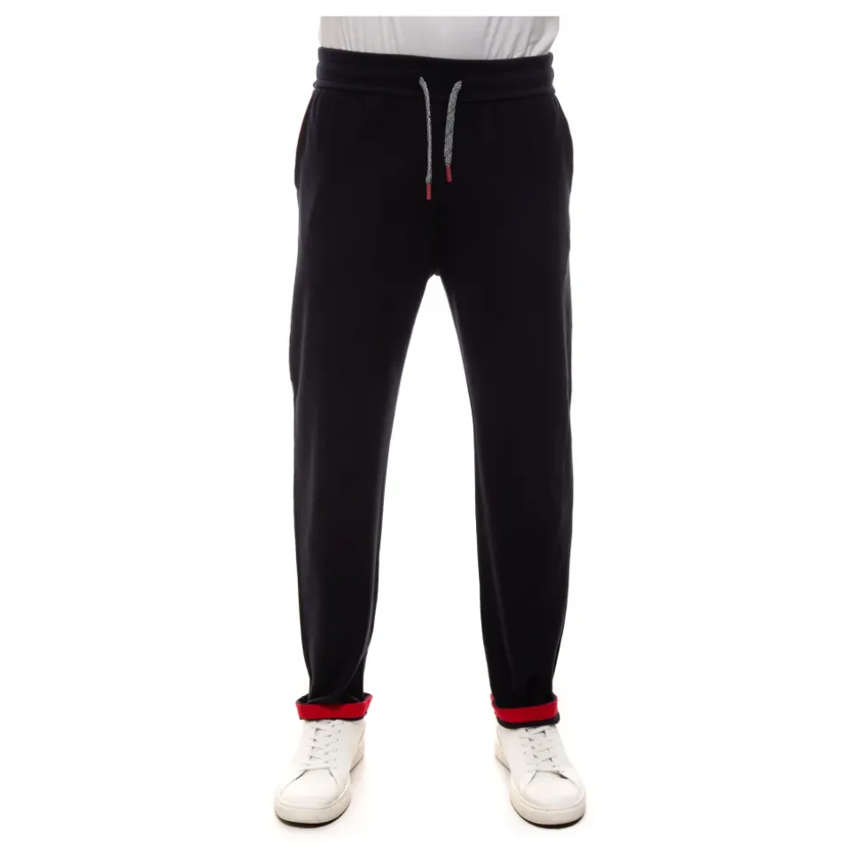 Teksturowany dres z bawełny z logo