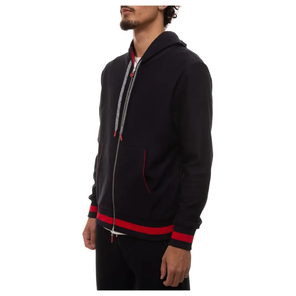 Teksturowany dres z bawełny z logo