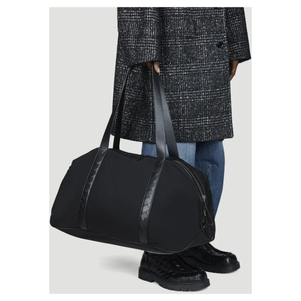 Torba Duffle Z Wykończeniami Ze Skóry