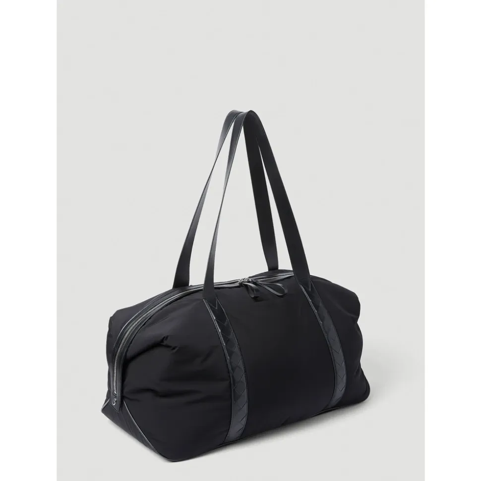 Torba Duffle Z Wykończeniami Ze Skóry