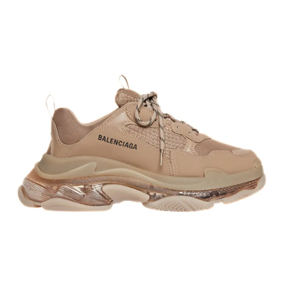 Triple S Jasnobrązowe Sneakersy Mężczyźni
