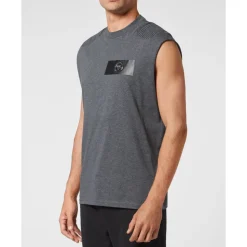 T-Shirt Okrągły Dekolt Bez Rękawów