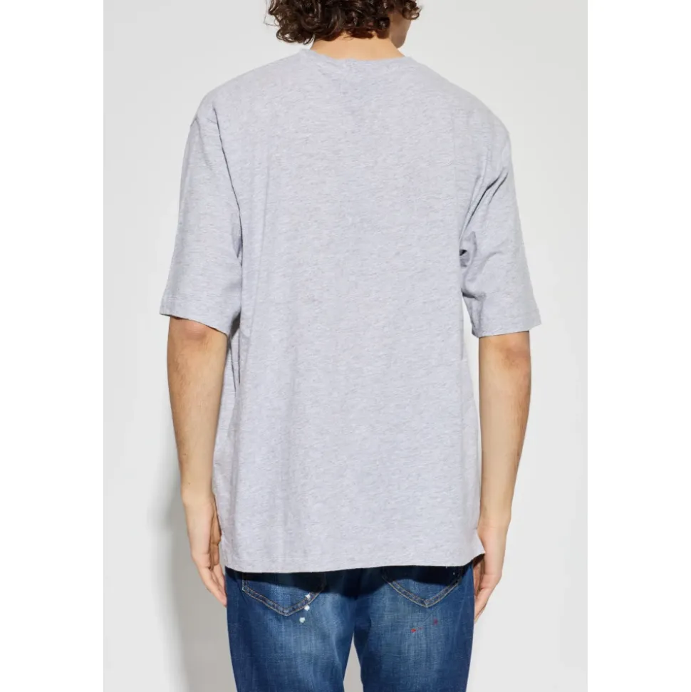 T-shirt z haftowanym logo