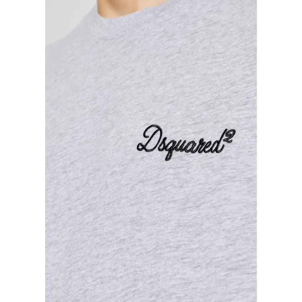 T-shirt z haftowanym logo