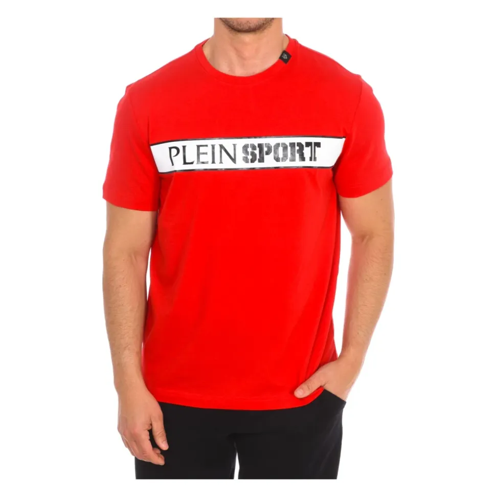 T-shirt z krótkim rękawem i nadrukiem marki