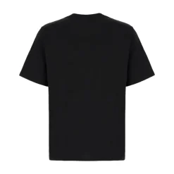 T-shirt z Logo w Przesunięciu