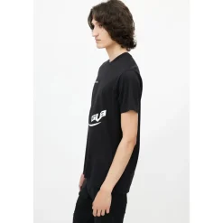 T-shirt z nadrukiem logo w kolorze czarnym
