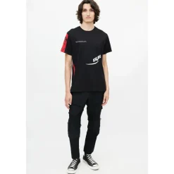T-shirt z nadrukiem logo w kolorze czarnym