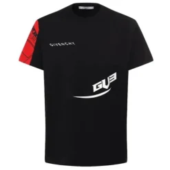 T-shirt z nadrukiem logo w kolorze czarnym