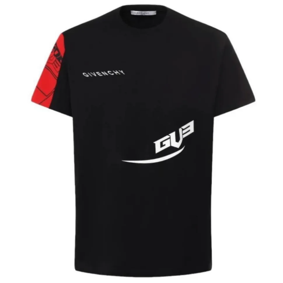 T-shirt z nadrukiem logo w kolorze czarnym