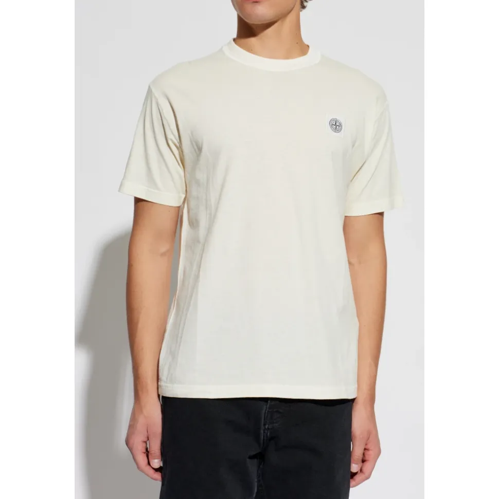 T-shirt Z Naszywką Logo