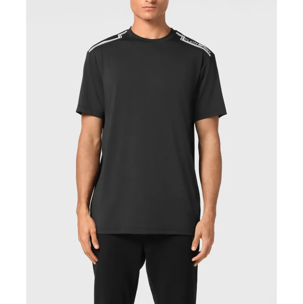 T-Shirt z Okrągłym Dekoltem