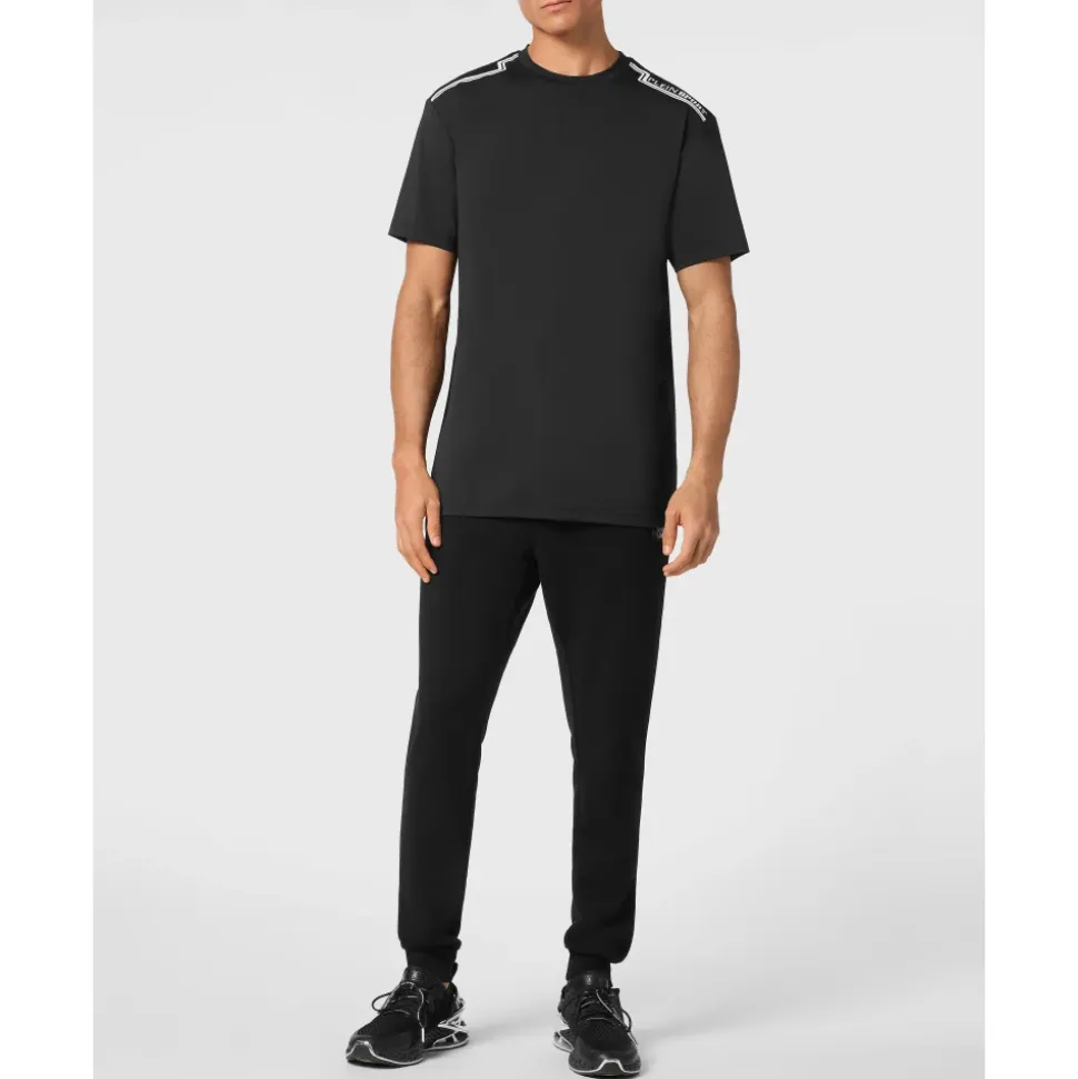 T-Shirt z Okrągłym Dekoltem