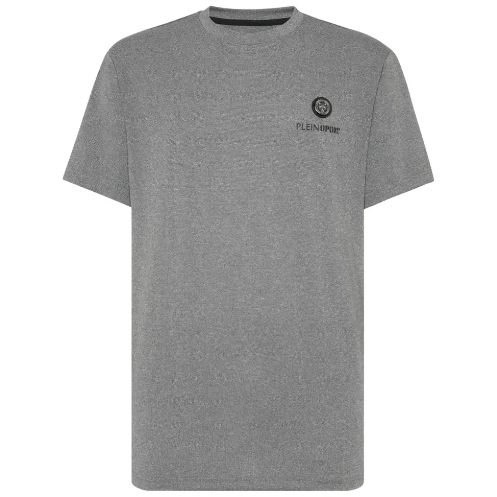 T-Shirt z Okrągłym Dekoltem