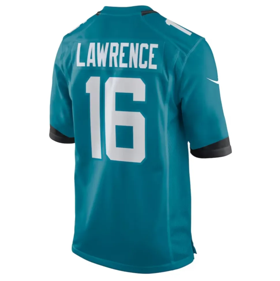 Turkusowy Jaguars Trevor Lawrence NFL Jersey