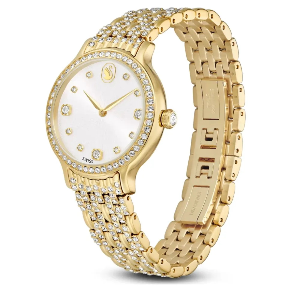 Unisex Imber 31 mm Zegarek Bransoletka z Kryształem w Kolorze Złota 5718169