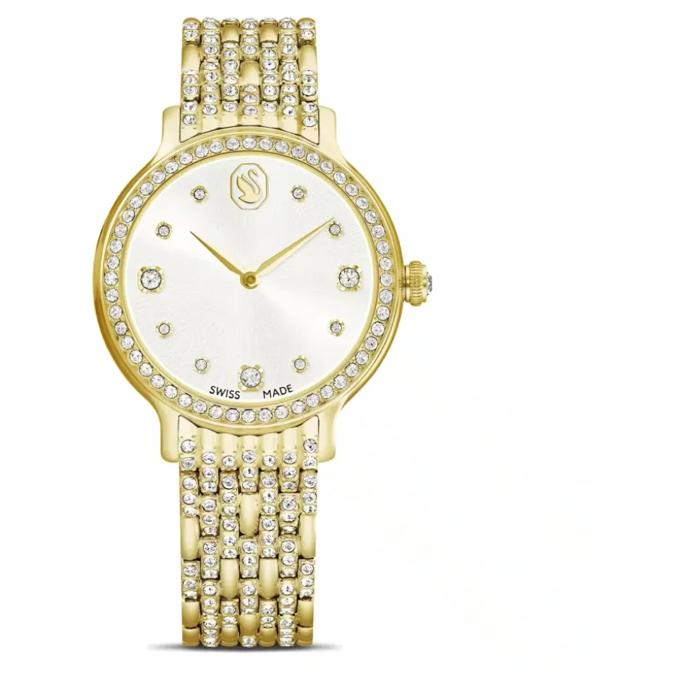 Unisex Imber 31 mm Zegarek Bransoletka z Kryształem w Kolorze Złota 5718169