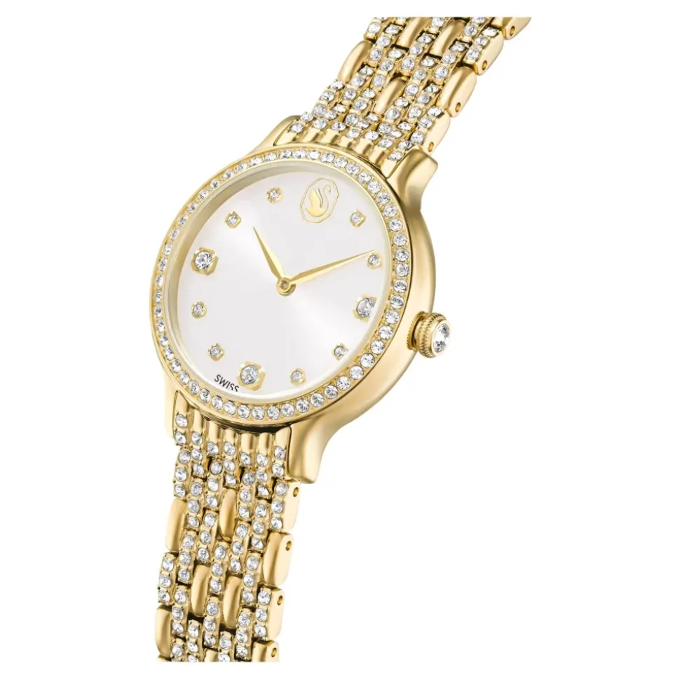 Unisex Imber 31 mm Zegarek Bransoletka z Kryształem w Kolorze Złota 5718169