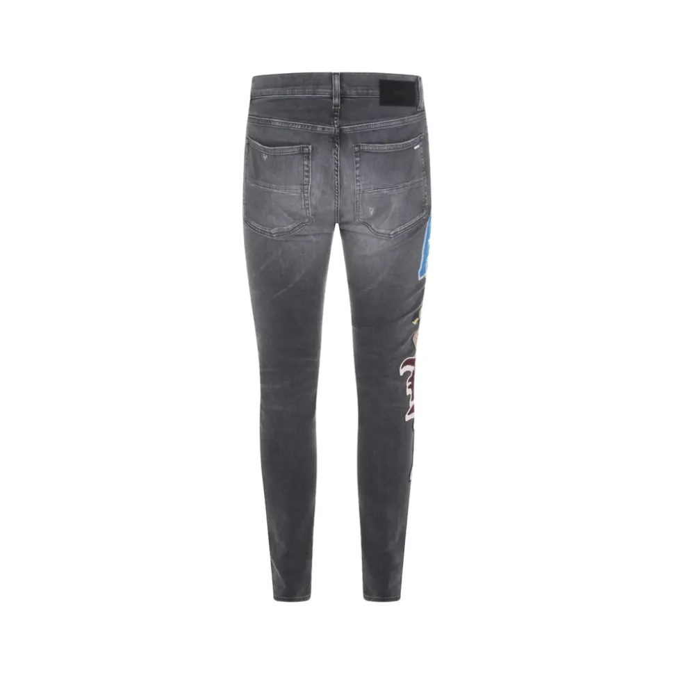Varsity Patch Skinny Jean