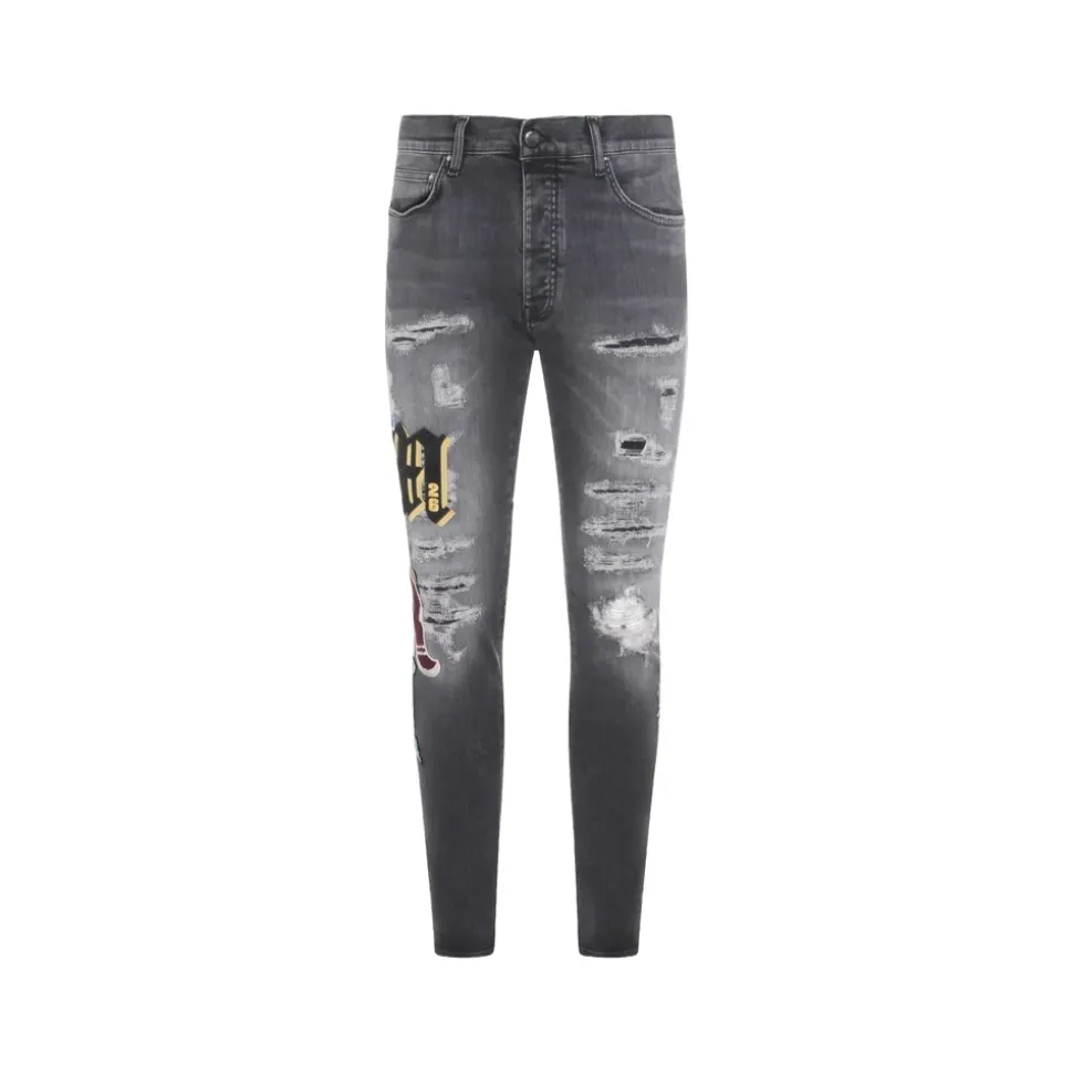 Varsity Patch Skinny Jean