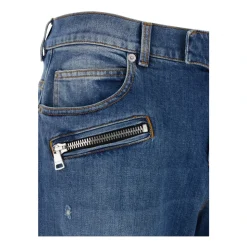 Vintage Blue Biker Jeans