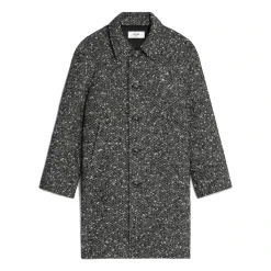Wełniany płaszcz Tweed z Mohairem