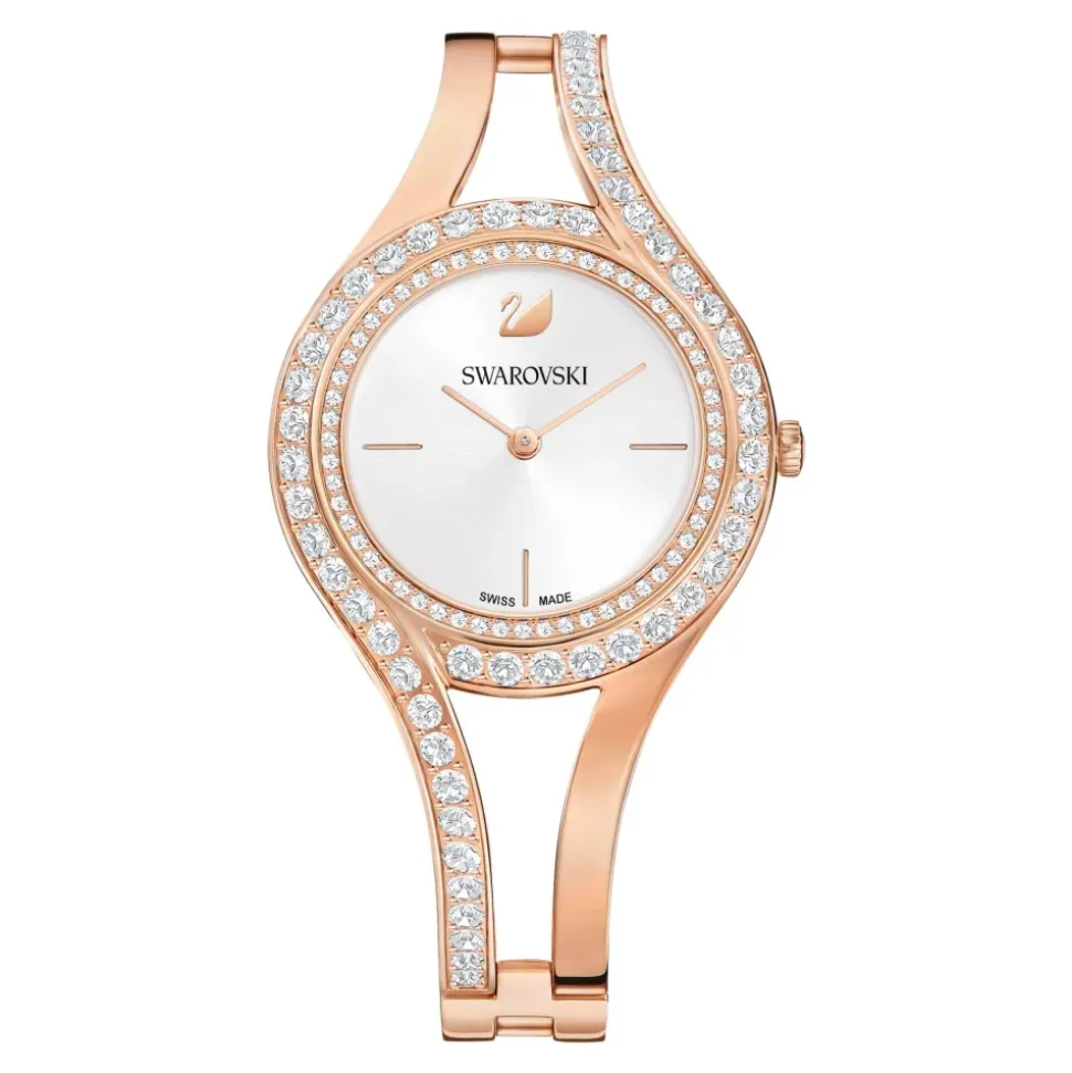 Wieczny Zegarek - Elegancja w Róży z Wykończeniem w Kolorze Różowego Złota, Szwajcarska Jakość, Numer Katalogowy 5377576
