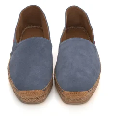 Wsuwane espadryle z kwadratowym noskiem