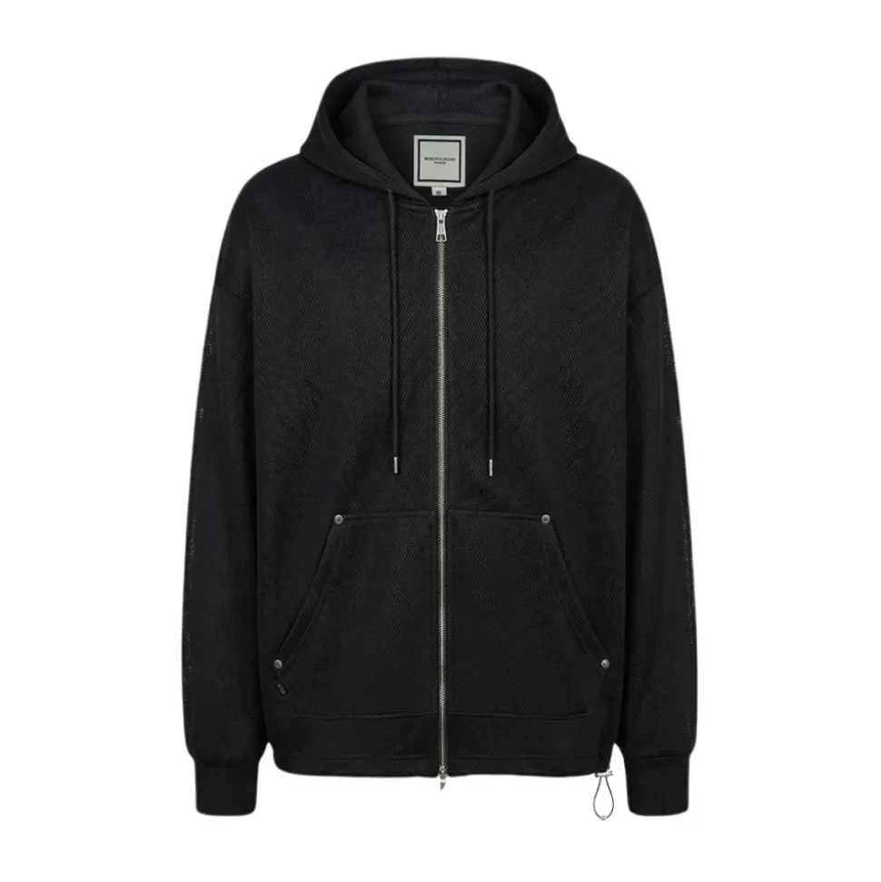 W261TS45 Bluza rozpinana z kapturem