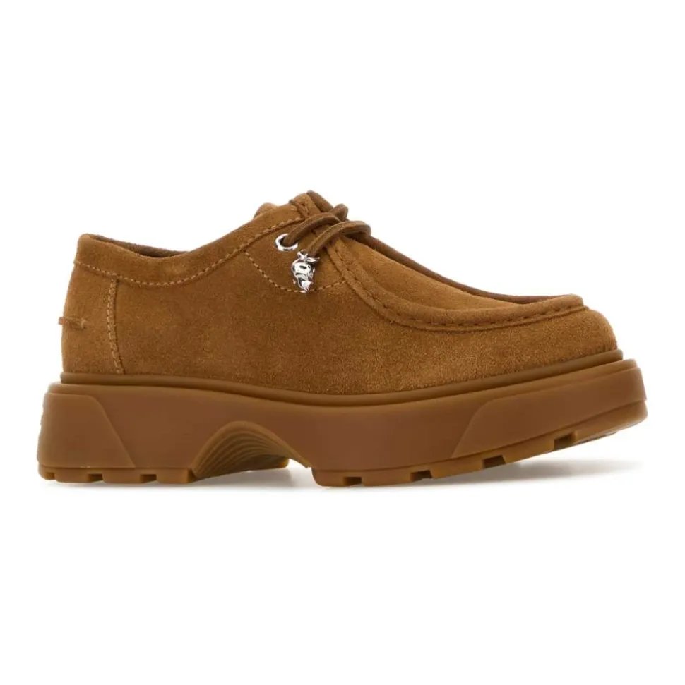 Zamszowe sznurowane buty