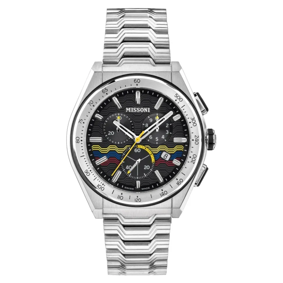 Zegarek chronograficzny z szwajcarskim mechanizmem kwarcowym