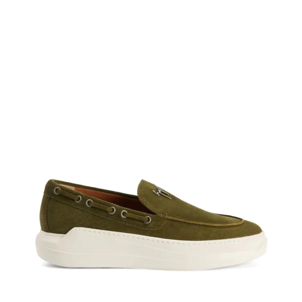 Zielone Casual Loafers Slip On