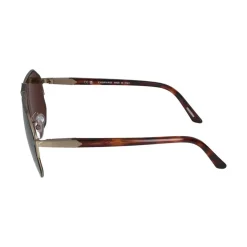 Złote Szare Satynowe Okulary